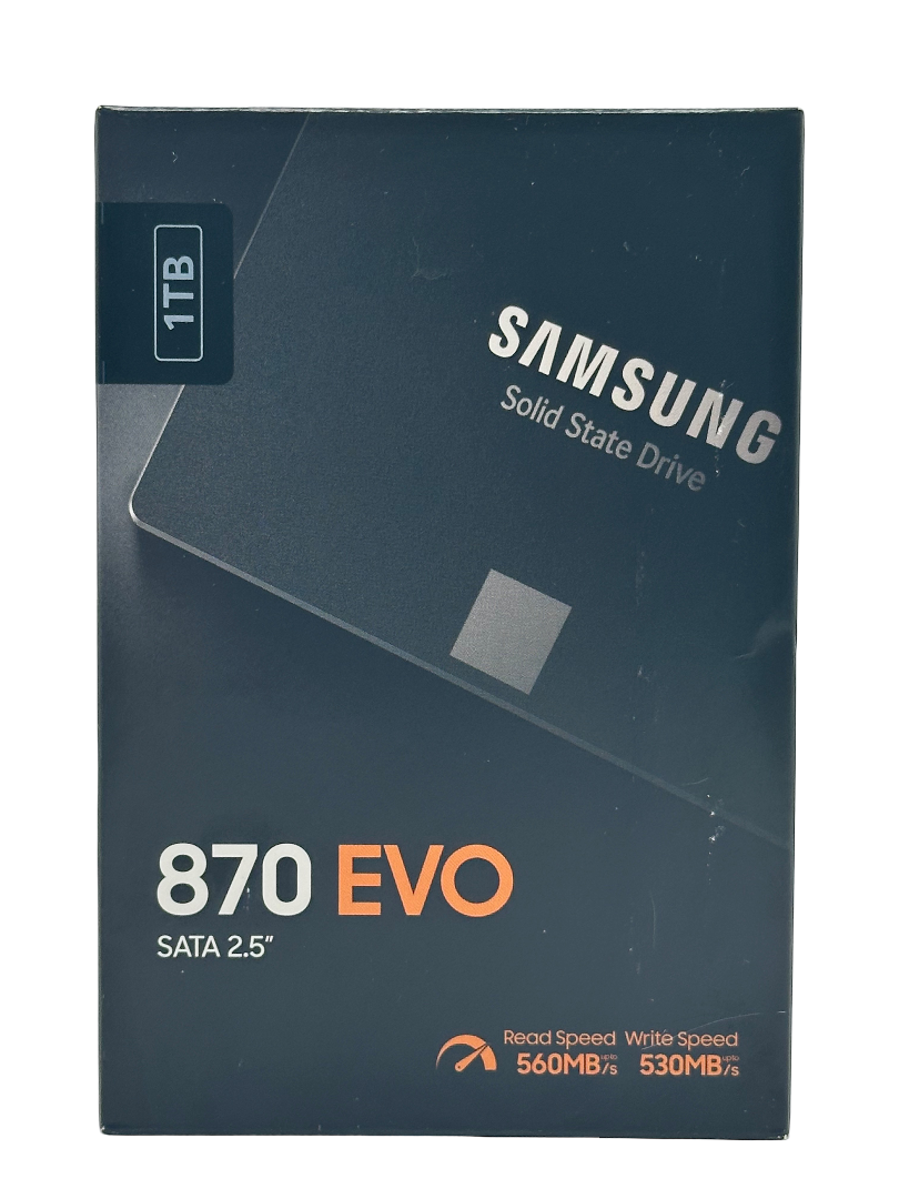 Samsung 870 EVO 1TB 2,5 Zoll SATA III Interne SSD (MZ-77E1T0B/EU) NEU & OVP