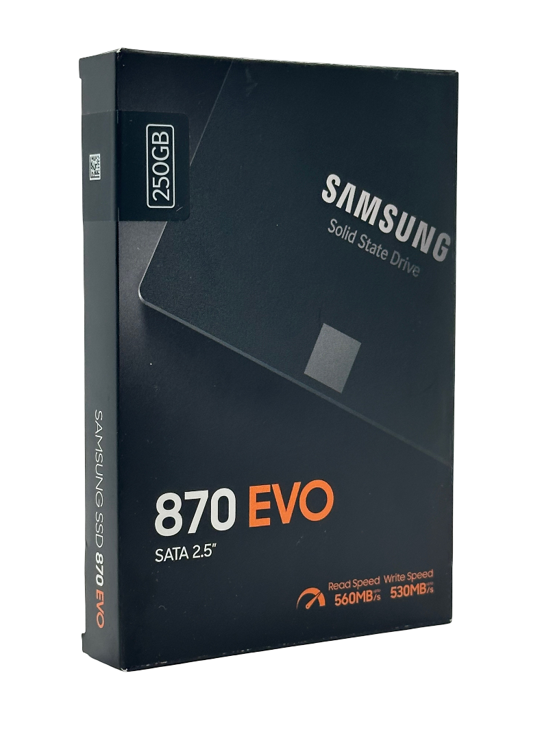 Samsung SSD 870 EVO 250GB SATA III 2.5" Zoll MZ-77E250B/EU NEU & OVP