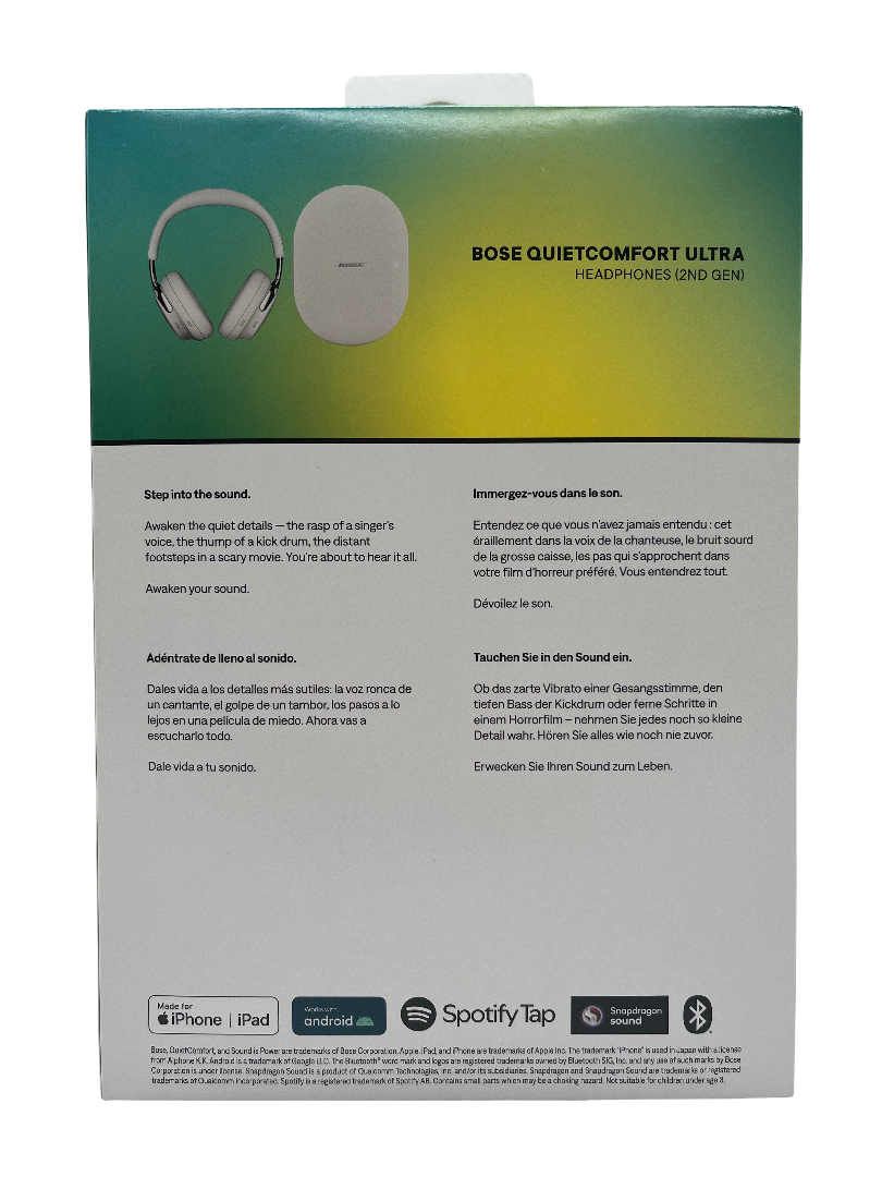 Bose QuietComfort Ultra 2.Gen Wireless Kopfhörer Bluetooth ANC White NEU & OVP