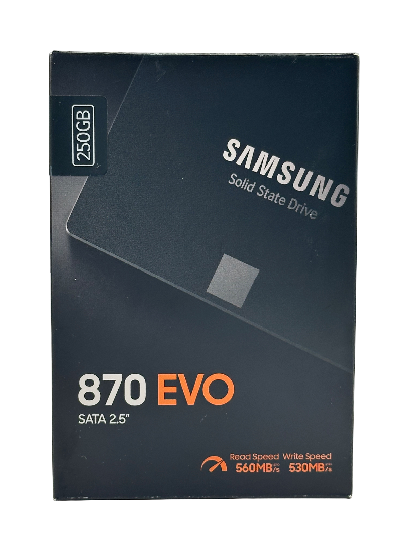 Samsung SSD 870 EVO 250GB SATA III 2.5" Zoll MZ-77E250B/EU NEU & OVP