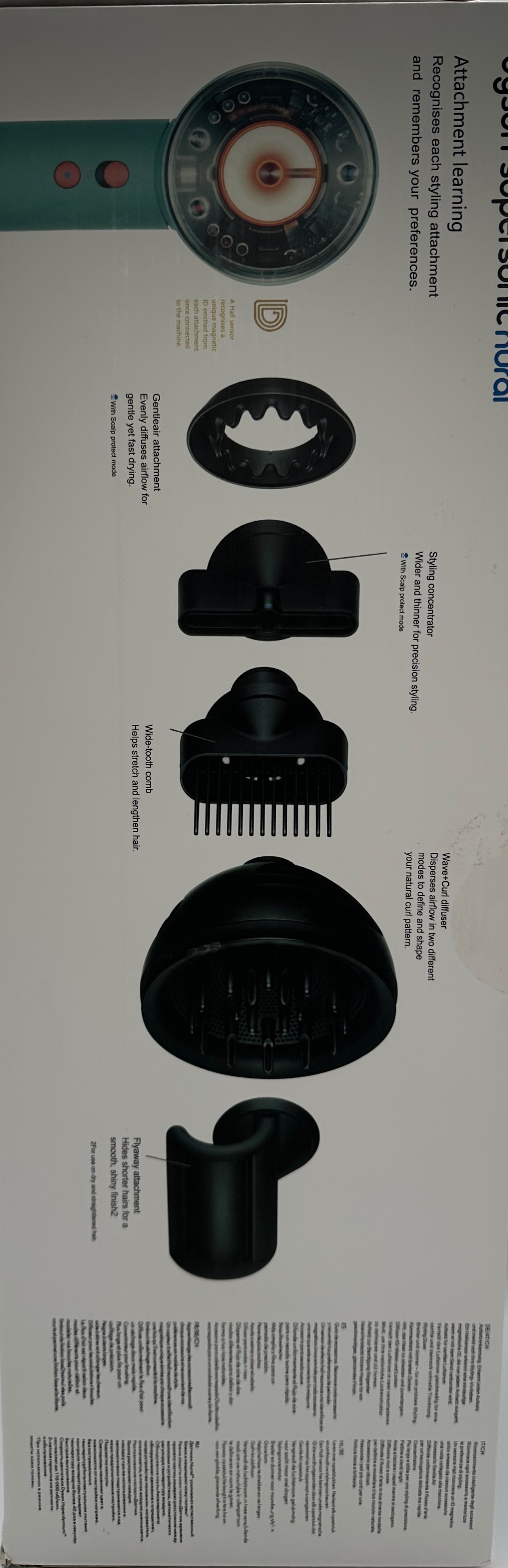 Dyson HD16 Supersonicᵀᴹ Nural Haartrockner 1.600 Watt Ceramic Patina / Topaz Neu