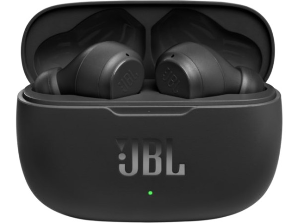 JBL WAVE 200 TWS, In-ear Kopfhörer Bluetooth Touch-Control Integriertes Mikrofon Schwarz