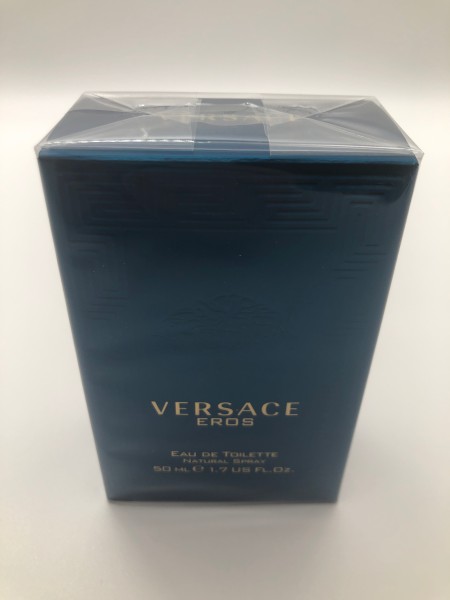 Versace Eros Eau de Toilette 50 ml Natural Spray Herrenduft Neu & OVP