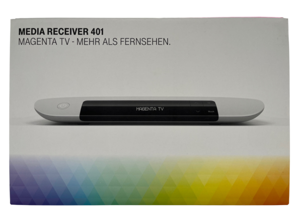 Telekom Media Receiver 401 Weiß 500GB Ultra HD Festplattenreceiver IPTV Typ B NEU & OVP