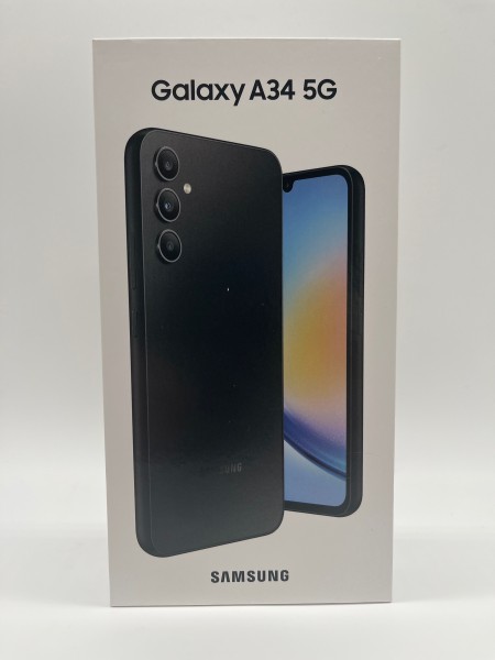 Samsung Galaxy A34 5G Enterprise Edition 128GB 6GB RAM Awesome Graphite NEU & OVP