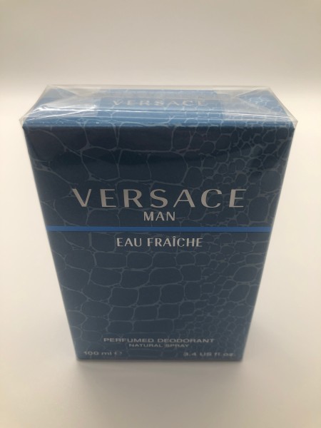 Versace Man Eau Fraiche Perfumed Deodorant Natural Spray 100ml Neu & OVP