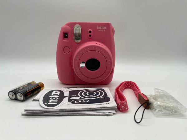 Fujifilm instax mini 9 Sofortbildkamera Instant Camera set flamingorosa