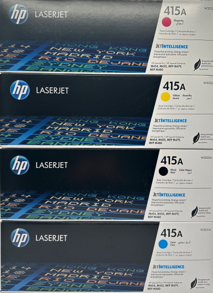 HP Laserjet Toner 415A Multipack für M454dw MFP M479fdn MFP M454dn NEU & OVP