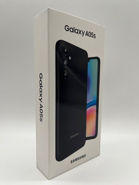 Samsung Galaxy A05S Smartphone 64GB 4GB RAM Black Triple-Kamera 5000 mAh NEU & OVP